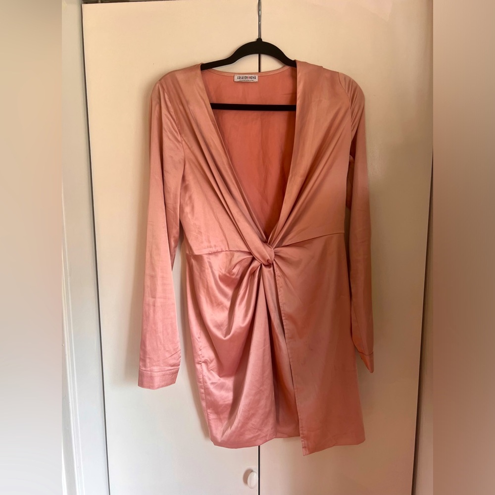 Fashion Nova satin mini dress